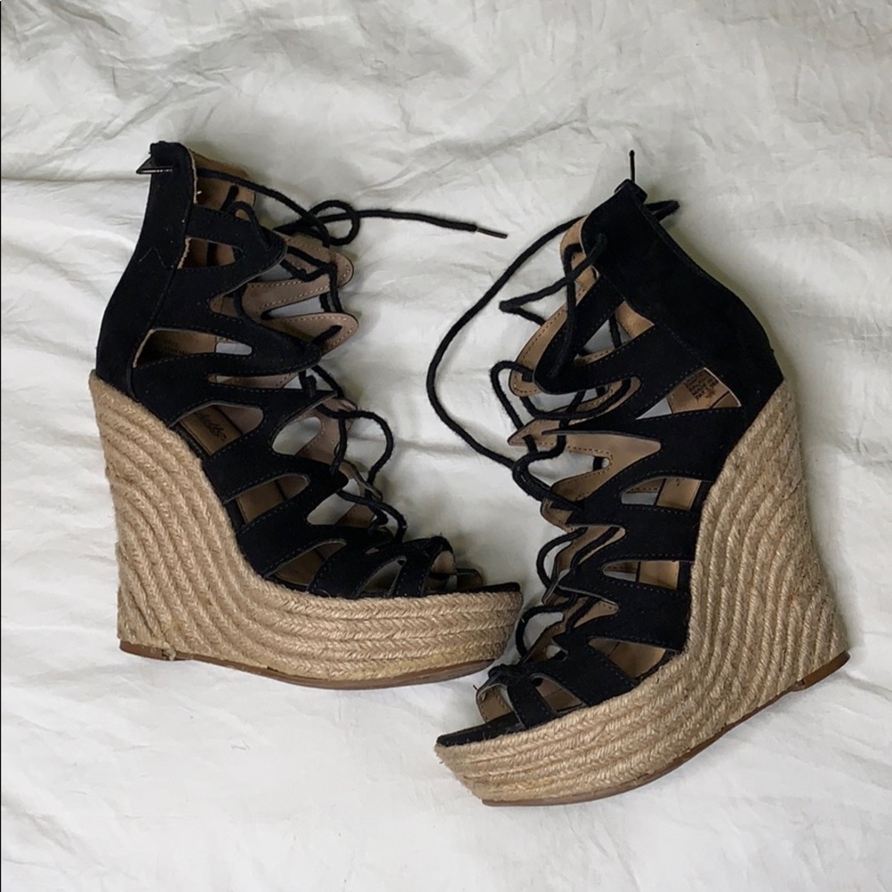 Charlotte Russe lace up sandals